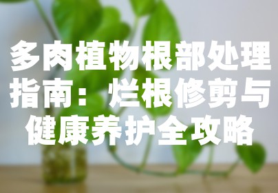 多肉植物根部处理指南：烂根修剪与健康养护全攻略