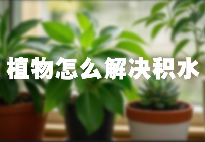 植物怎么解决积水