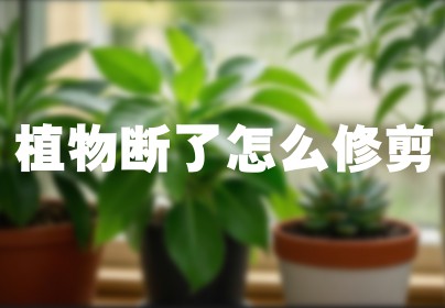 植物断了怎么修剪