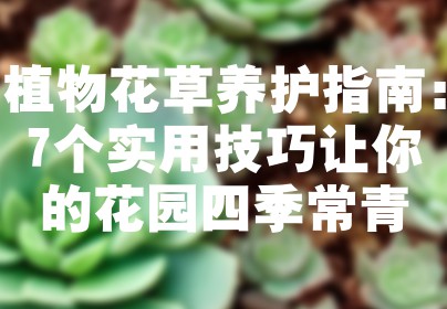 植物花草养护指南：7个实用技巧让你的花园四季常青
